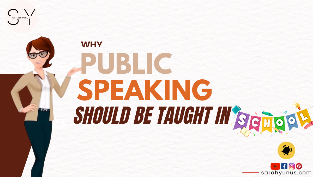 Why Public Speaking should be taught in schools